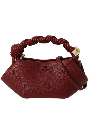 GANNI(ガニー)｜Ganni Bou mini バッグ Grained/レッドダリア の通販