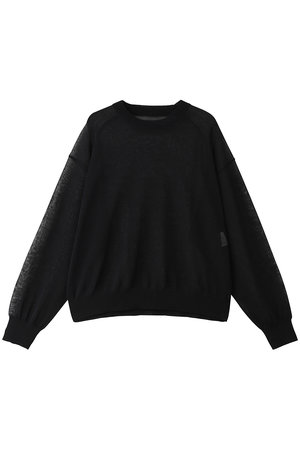 Graphpaper(グラフペーパー)｜Coiled Wool Nylon Oversized Crew Neck 