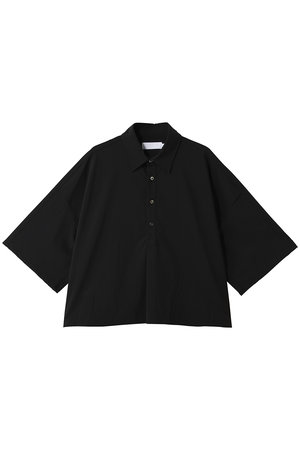 トップス Graphpaper flex tricot pullover shirt Graphpaper(グラフペーパー)｜Flex Tricot S/S Pullover Shirt/BLACK