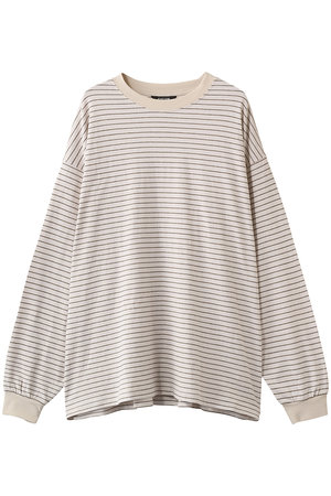EVCON(エビコン)｜【UNISEX】BORDER WIDE L/S TEE/IVORY の通販