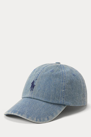 新品未使用品　コットン デニム ボール キャップ　タオル付き RALPH LAUREN(ラルフ ローレン)｜【UNISEX】【POLO RALPH LAUREN