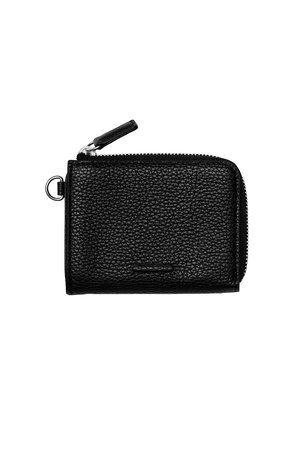 objcts.io(オブジェクツアイオー)｜マイクロジップウォレット/ブラック