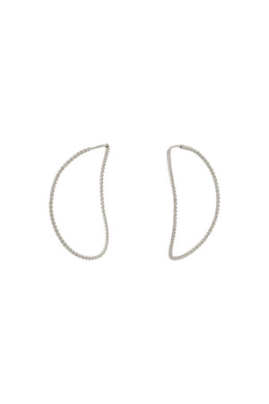 BAR Jewellery(バー ジュエリー)｜TWISTED CONTOUR ピアス/シルバー の