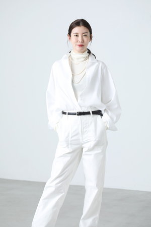 MY WEAKNESS(マイ ウィークネス)｜Hilja Dolman Sleeve Shirt/ホワイト