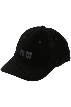 MY WEAKNESS MW VELOUR CAP キャップ ブラック MY WEAKNESS(マイ ウィークネス)｜MW Velour Cap/ブラック の通販