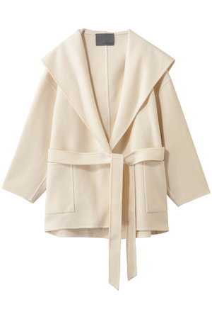 uncrave(アンクレイヴ)｜メルトンリバー フーデットコート/オフ の通販