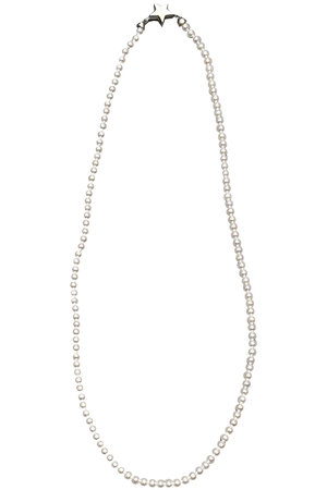 CADEAUX(カドー)｜星クラスプパールネックレス/ホワイト の通販