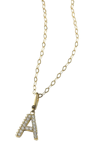 CADEAUX(カドー)｜【受注生産】スタッズイニシャル ミニチャーム/A の