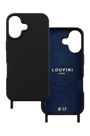 LOUVINI iPhone15pro iPhoneケース ルヴィニ カバー 黒 Louvini Paris(ルヴィニ パリ)｜iPhone15 スマホケース MILO(MagSafe