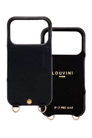 Louvini Paris(ルヴィニ パリ)｜iPhone17 スマホケース LOU/BLACK の
