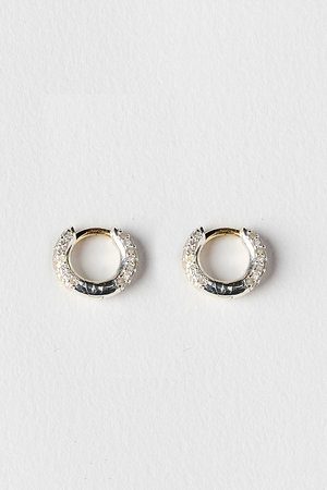 MALUS(マリュス)｜Pave hoop ピアス/シルバー の通販｜ELLESHOP・(エル 