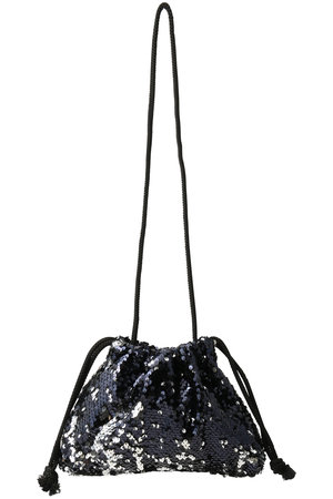 MALUS(マリュス)｜Sequins ミニショルダーバッグ/シルバー の通販