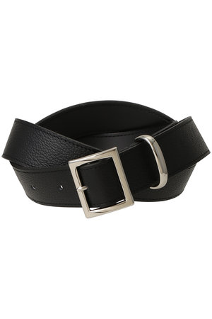 Venica(ヴェニカ)｜Leather belt/silver の通販｜ELLESHOP・(エル
