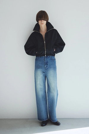 Venica(ヴェニカ)｜Super highwaist slit denim/BLU の通販｜ELLESHOP