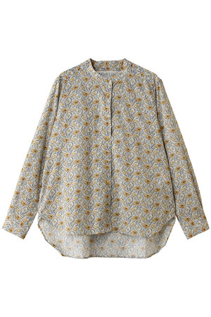 MidiUmi(ミディウミ)｜LIBERTY print shirt シャツ/yellow の通販 