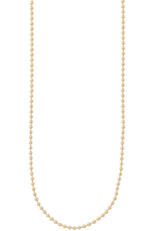 Kui Co.(クイ)｜ボールチェーン ネックレス 50cm/ゴールド の通販