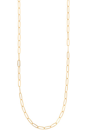 Kui Co.(クイ)|ペーパークリップチェーン ネックレス 50cm/ゴールド Kui Co.(クイ)|ペーパークリップチェーン ネックレス 50cm/ゴールド