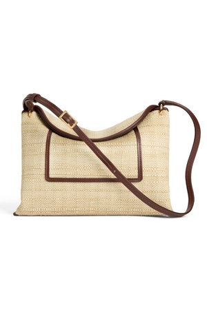 WANDLER(ワンドラー)｜Penelope Slouch Bag（Raffia）/ベージュ