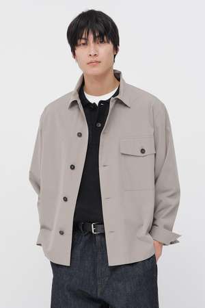 MARGARET HOWELL コットンジャケット ベージュ MARGARET HOWELL MEN(マーガレット・ハウエル メン)｜COTTON SILK