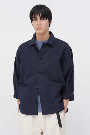 MARGALET HOWELLマーガレットハウエル★シャツブルゾン MARGARET HOWELL MEN(マーガレット・ハウエル メン)｜COTTON HEMP