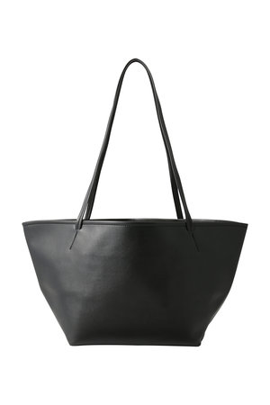 SCUE トートバッグ SCUE(スキュー)｜ロングハンドルトート M/ブラック の通販｜ELLESHOP