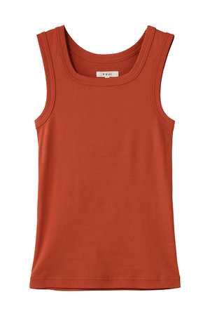 FUJI(フジ)｜COTTON SQUARE TANK TOP/RED の通販｜ELLESHOP・(エル