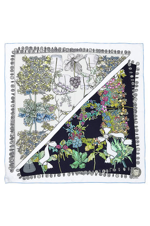 SWASH LONDON(スウォッシュロンドン)｜Botany Giltシルクスカーフ 約