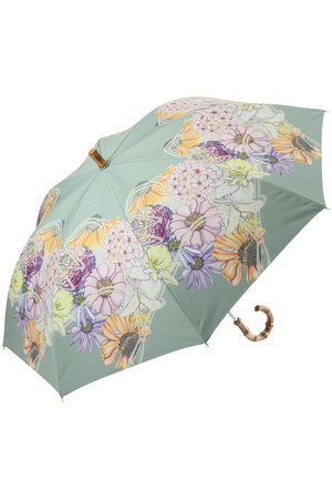 SWASH LONDON(スウォッシュロンドン)｜【晴雨兼用】長傘 FLOWER Scarf