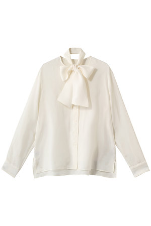 TIARA(ティアラ)｜キュプラボウタイブラウス/アイボリー の通販 
