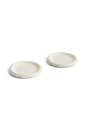 HAY(ヘイ)｜BARRO PLATE SET OF 2 Φ18/Off-white の通販｜ELLESHOP