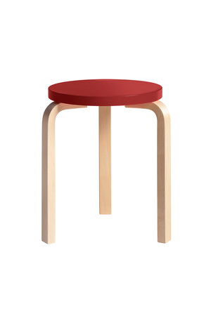 Artek(アルテック)｜スツール 60/レッド ラッカー の通販｜ELLESHOP
