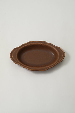 Awabi ware(あわびウェア)｜耐熱グラタン皿 M/チョコ の通販｜ELLESHOP