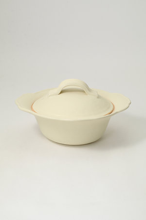 Awabi ware(あわびウェア)｜耐熱ココット鍋/アイボリー の通販