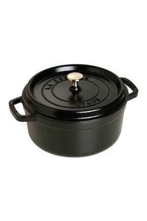 STAUB(ストウブ)｜ピコ・ココット ラウンド 24cm/ブラック の通販